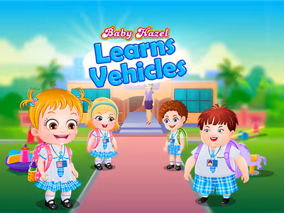 Baby Hazel Learns Vehicles