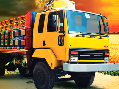 The Driver Of A Mining Truck