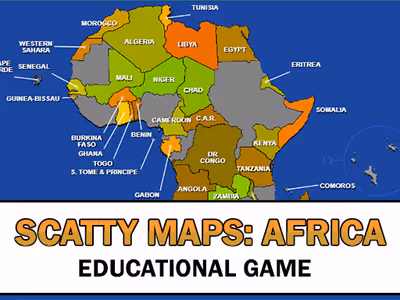 Scatty Maps Africa