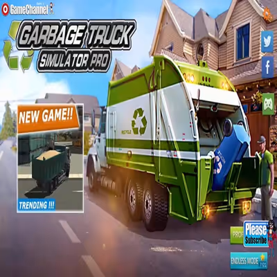 Garbage Truck Simulator : Recycling Driving Game