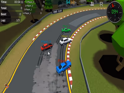Fantastic Pixel Car Racing Multiplayer