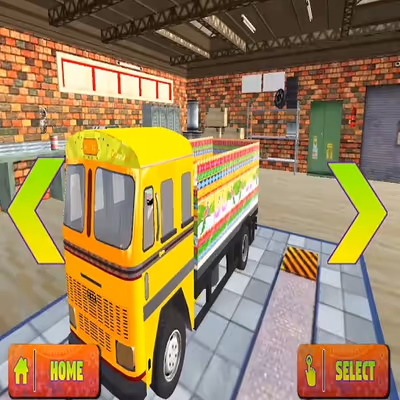 Real Indian Truck Cargo Truck Transport