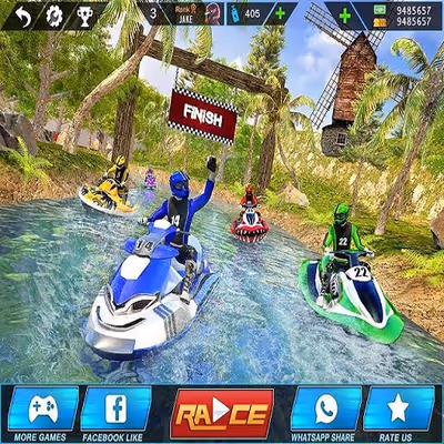 Water Power Boat Racer 3D