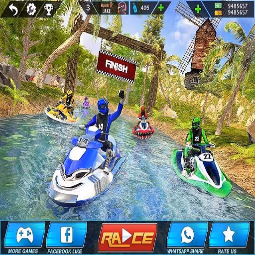 Water Power Boat Racer 3D