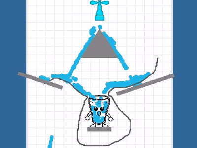 Happy Fun Glass Draw Lines