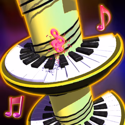 Ball Jump Piano Tile