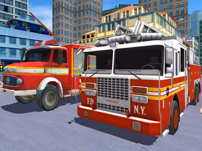 City Fire Truck Rescue