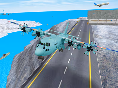 Airplane Flight 3D Simulator