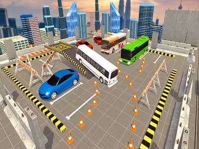 American Modern Bus Parking : Bus Game Simulator 2020