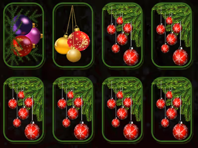 Christmas Ornaments Memory