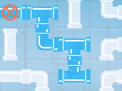 Pipes Flood Puzzle