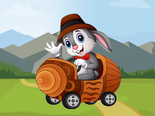 Cartoon Animals In Cars Match 3