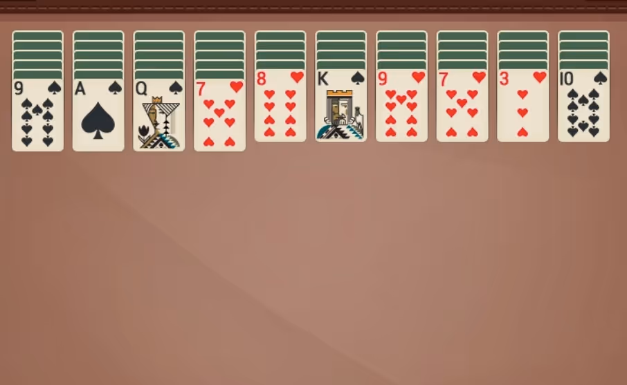 Spider Solitaire 2 Suits