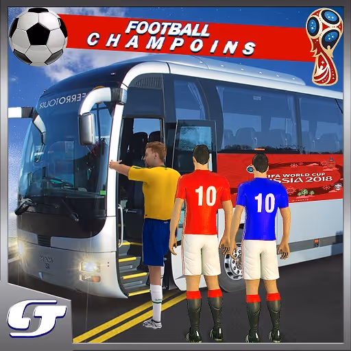 Football Players Bus Transport Simulation Game