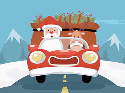Santa Giving Presents Jigsaw