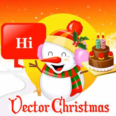 Vector Christmas Puzzle