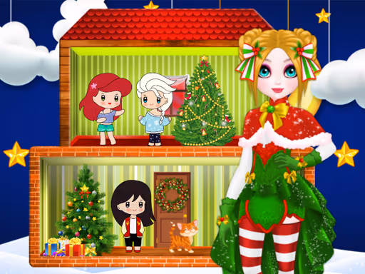 Christmas Puppet Princess House