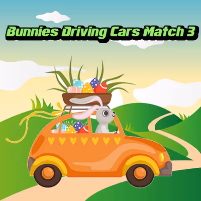 Bunnies Driving Cars Match 3