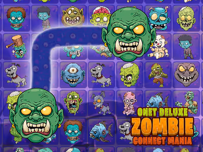 Onet Zombie Connect 2 Puzzles Mania