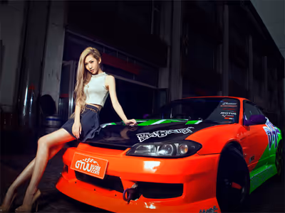 Girls and Cars Slide