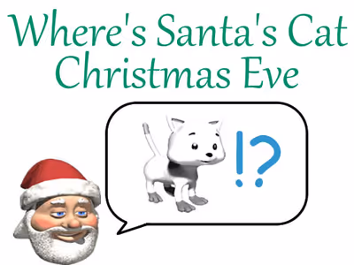 Where's Santa's Cat Christmas Eve