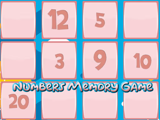 Memory Game With Numbers