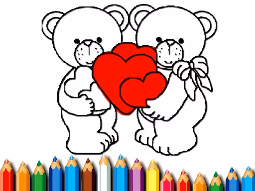 Happy Valentines Day Coloring