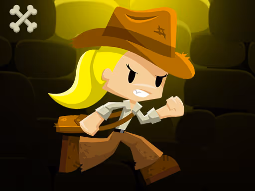 Lara and the skull gold