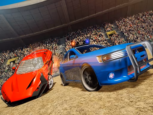 Real Car Demolition Derby Racing Game