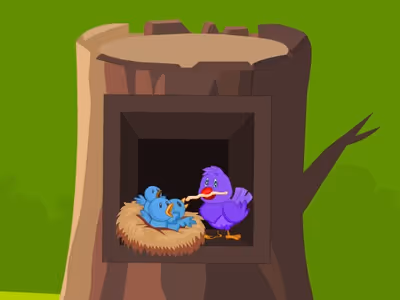 Pink bird recuse