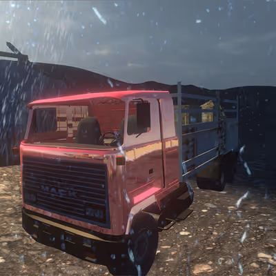 Simulated Truck Driving