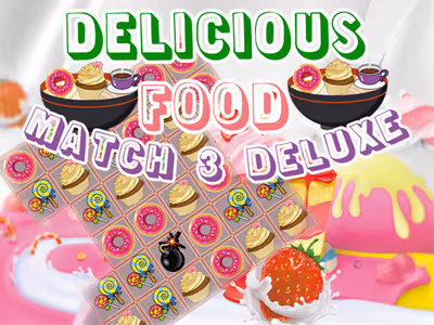 Delicious Food Match 3 Deluxe