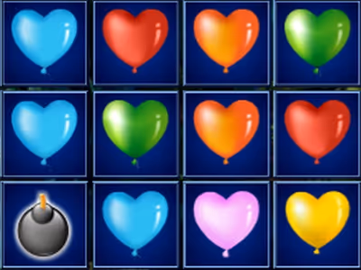 Heart Balloons Block Collapse