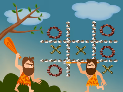 Tic Tac Toe Stone Age