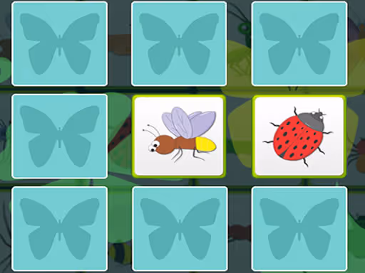 Kids Memory with Insects