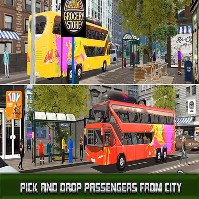 Modern City Bus Driving Simulator New Games 2020