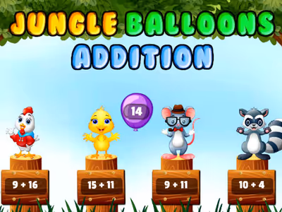 Jungle Balloons Addition