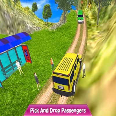 Crazy Taxi Jeep Drive Game