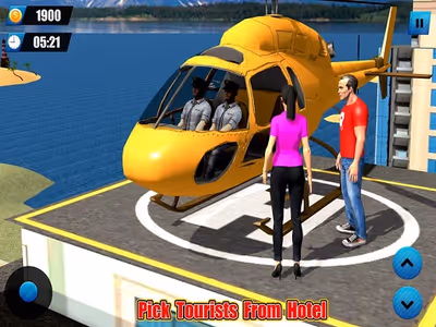 Helicopter Taxi Tourist Transport