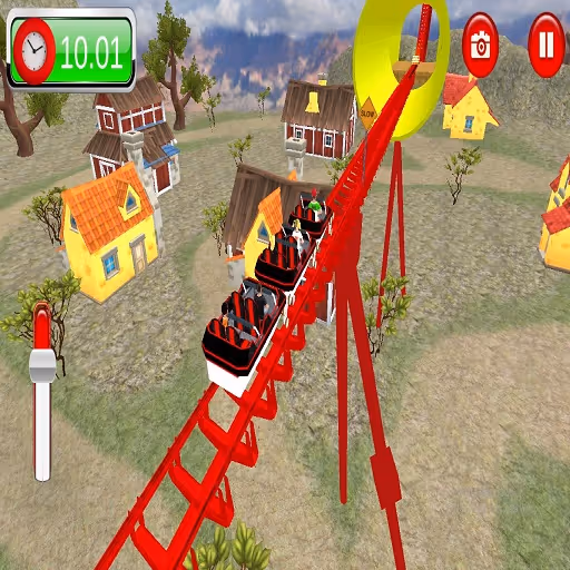 Roller Coaster Crazy Drive Game