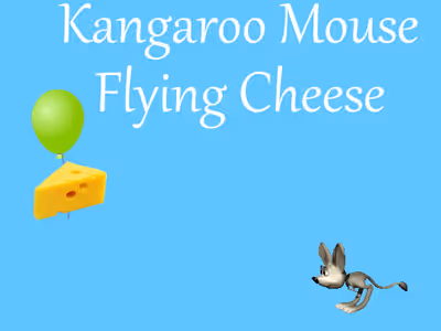 Kangaroo Mouse Flying Cheese