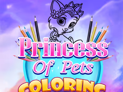 Princess Of Pets Coloring