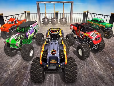 Monster Truck Impossible Stunt Track