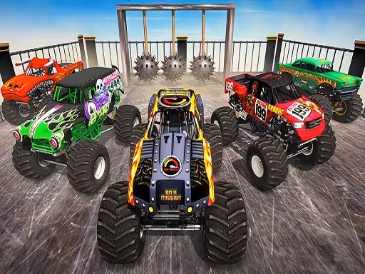 Monster Truck Impossible Stunt Track