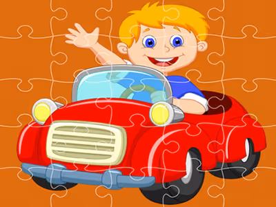 Pedal Cars Jigsaw