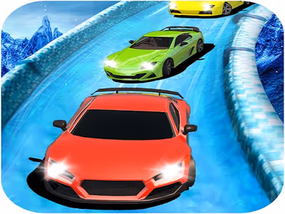 Water Slide Car Racing Sim