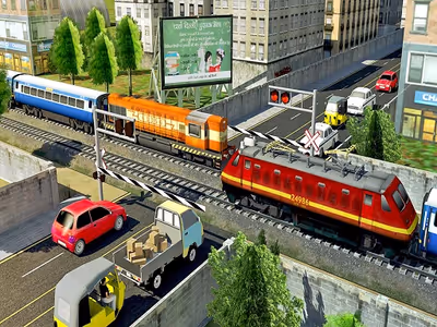 Modern Train Driving Simulator: City Train Games