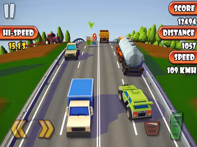 Furious Highway Road Car Game