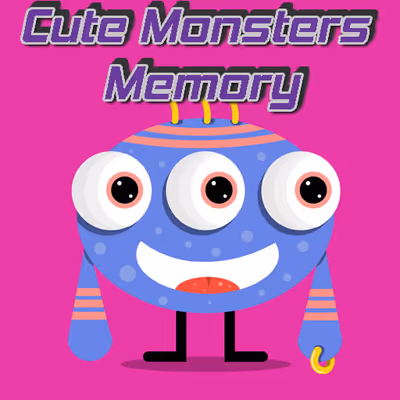 Cute Little Monsters Memory