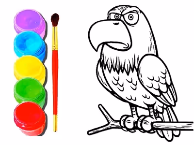 Eagle Coloring Book